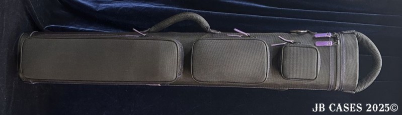 4x8 Black Ultimate Rugged Purple Stitching