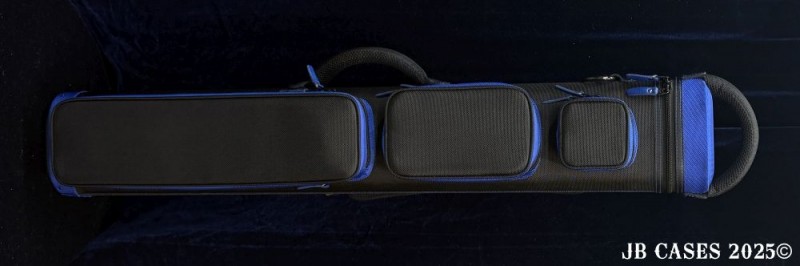 4x8 Black Ultimate Rugged with Blue Pocket Sides