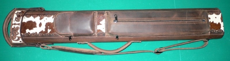 2x5/3x4 Leather Case (Saddle Tooling Leather/Cowhide Hair Leather)