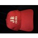 Crimson with White Lettering