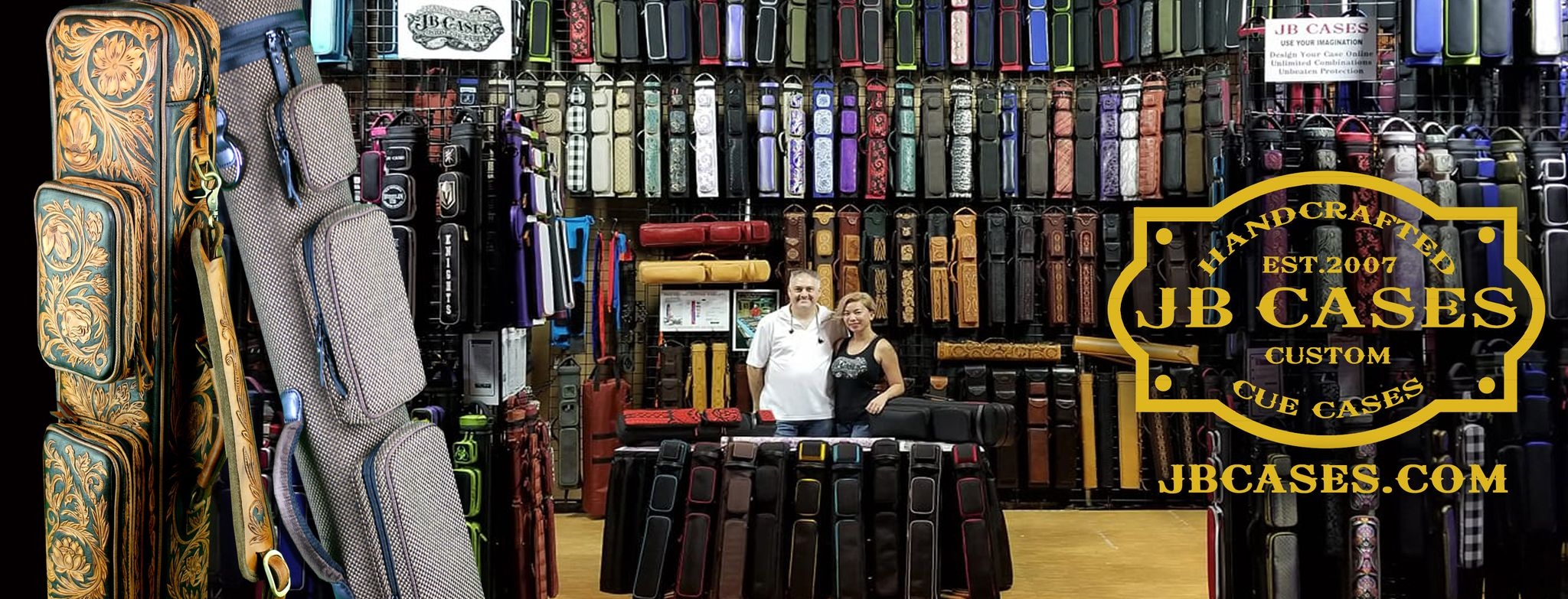 custom leather cue cases