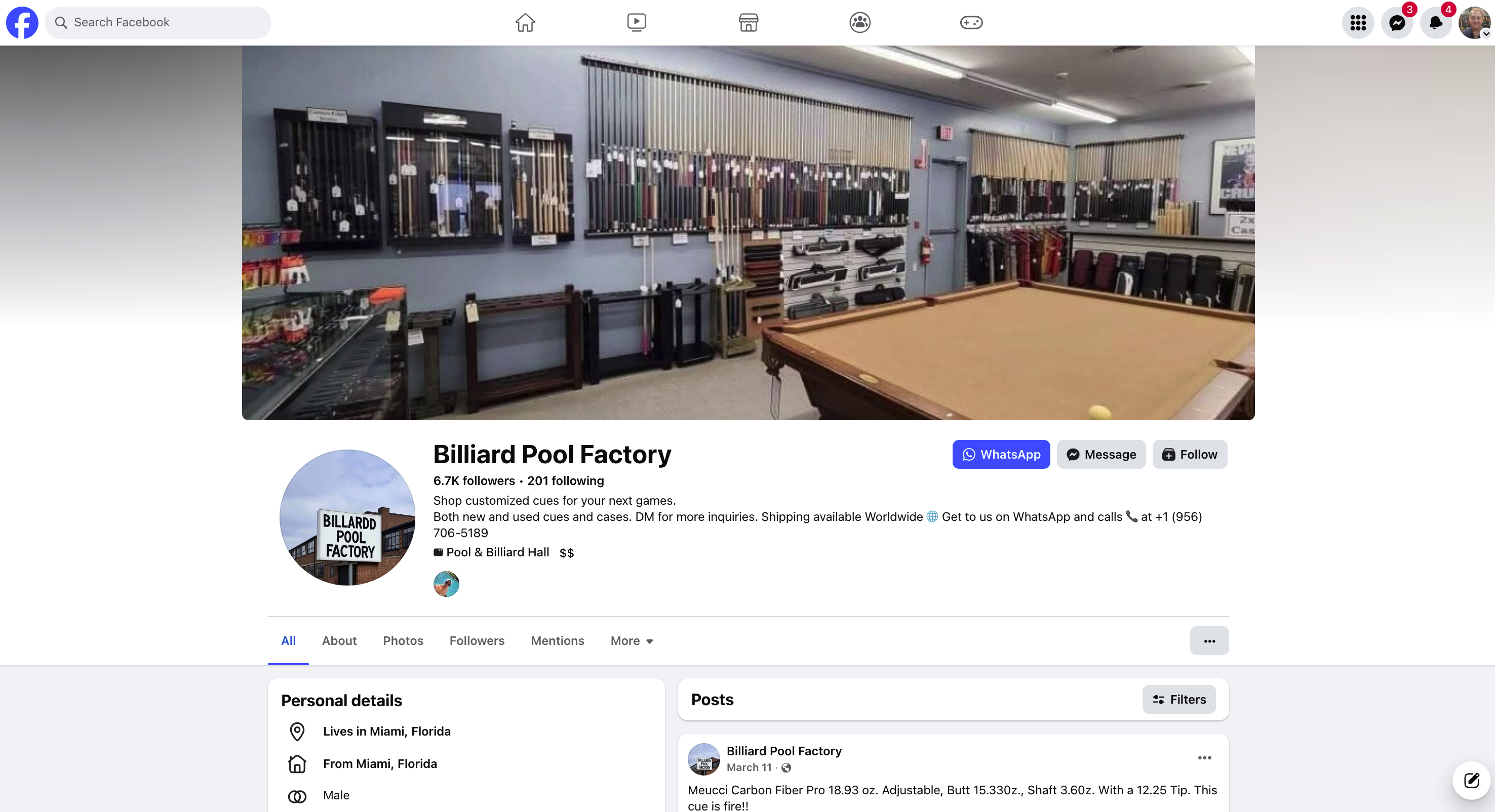 SCAMMER FACEBOOK PAGE